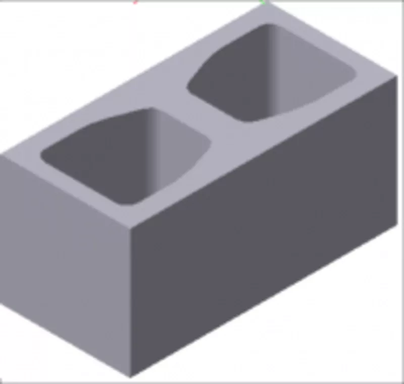 Гладкие блоки (марка М-150)